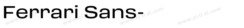 Ferrari Sans字体转换 Ferrari Sans字体转换
